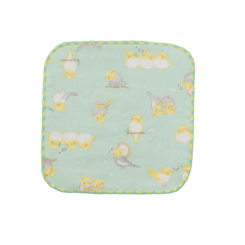 COCOWALK ミニハンカチ  ハミング  オカメインコ / GR